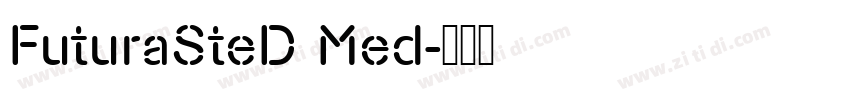 FuturaSteD Med字体转换